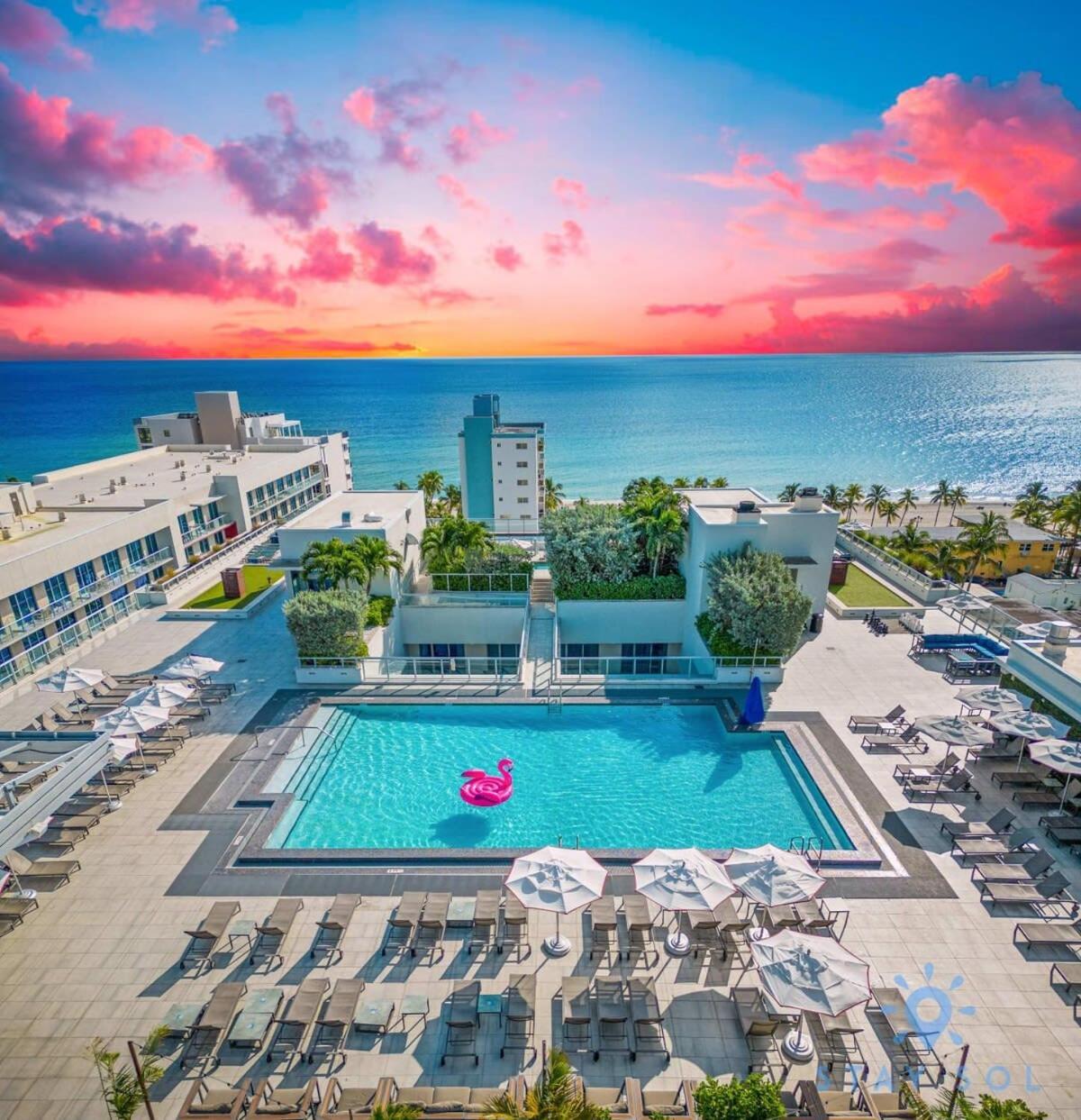 Hollywood Beach Broad - Walk - Amazing Pool - Hot Tub 외부 사진
