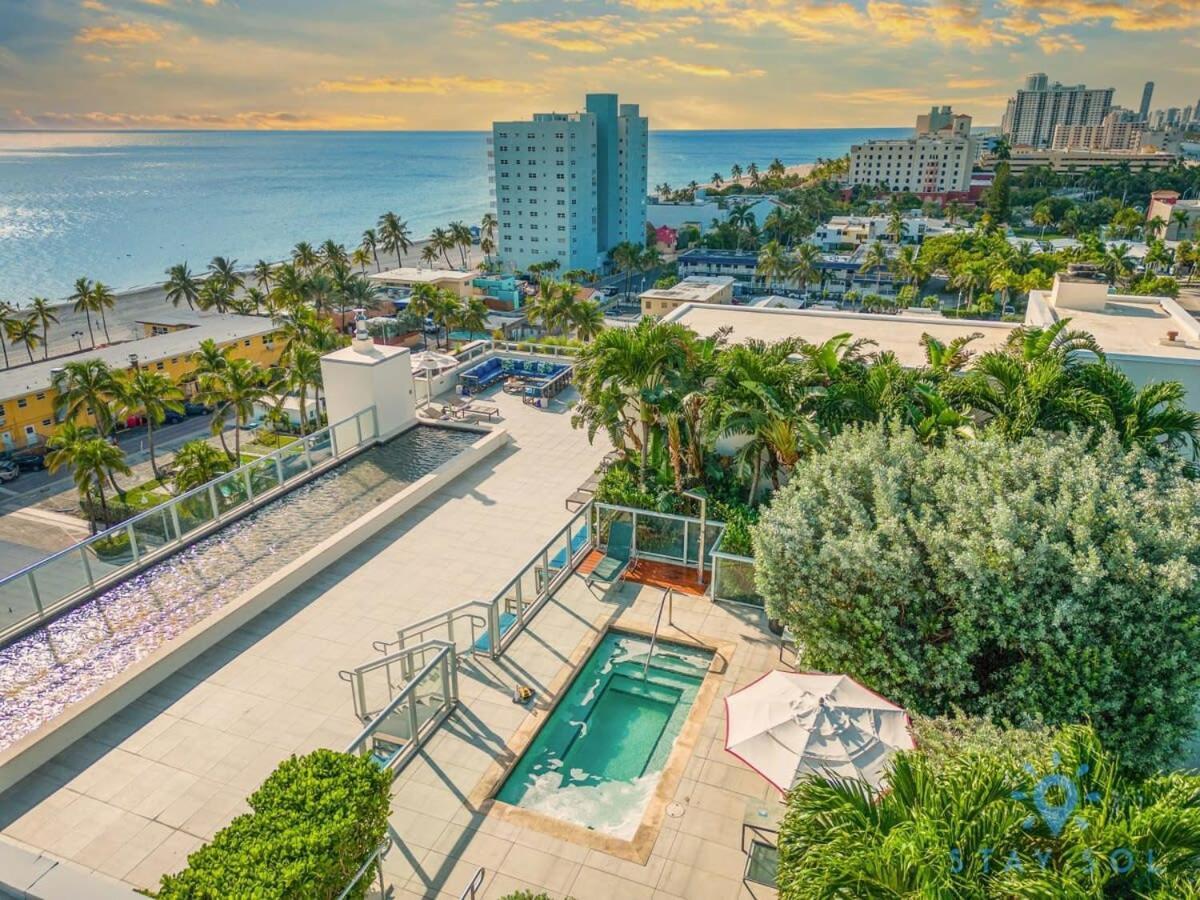 Hollywood Beach Broad - Walk - Amazing Pool - Hot Tub 외부 사진