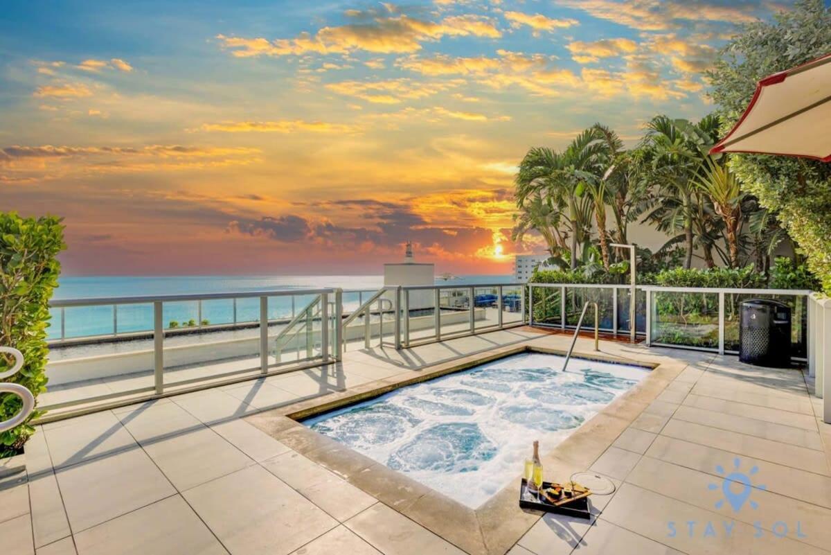 Hollywood Beach Broad - Walk - Amazing Pool - Hot Tub 외부 사진