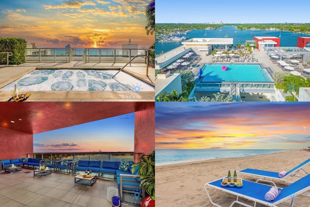 Hollywood Beach Broad - Walk - Amazing Pool - Hot Tub 외부 사진